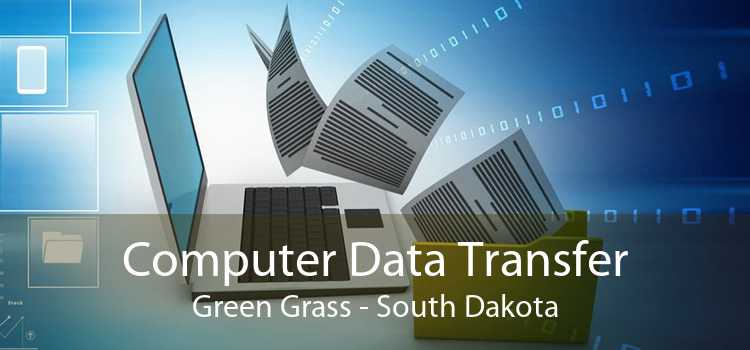 Computer Data Transfer Green Grass - South Dakota
