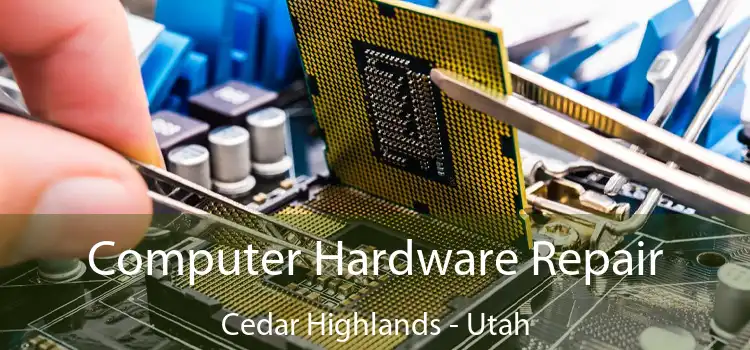 Computer Hardware Repair Cedar Highlands - Utah