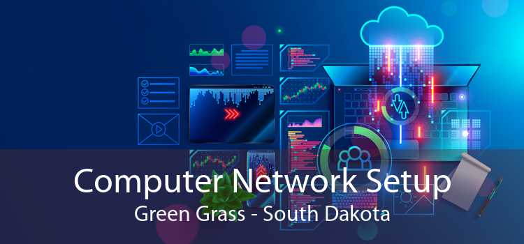 Computer Network Setup Green Grass - South Dakota